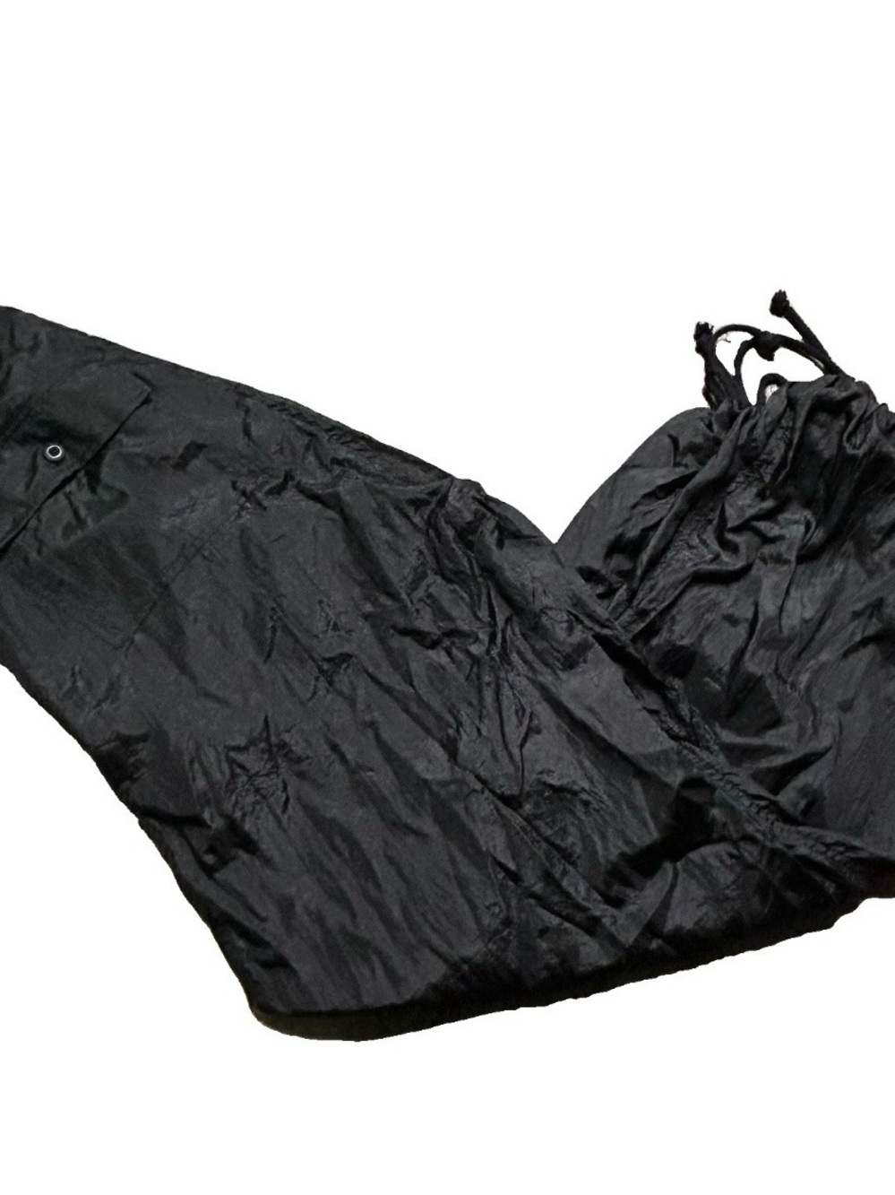 Women’s Motel Black Waterproof Pants Size XXS Tie Bottoms